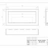 Биокамин SteelHeat WALL ONE 1100 белый (Стемалит)