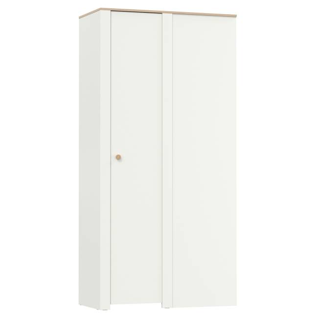 Шкаф угловой Джастин 13.229 цвет белый шагрень/дуб белый эксклюзив