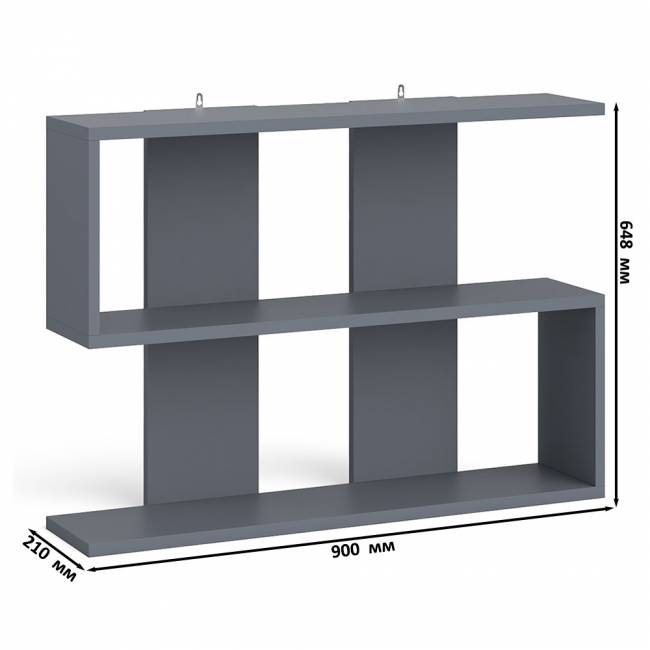 Большой комод на 6-ть ящиков Мори с компьютерным столом МС-1 левый и полка открытая на 900 цвет графит Большой комод на 6-ть ящиков Мори с компьютерным столом МС-1 левый и полка открытая на 900 цвет графит