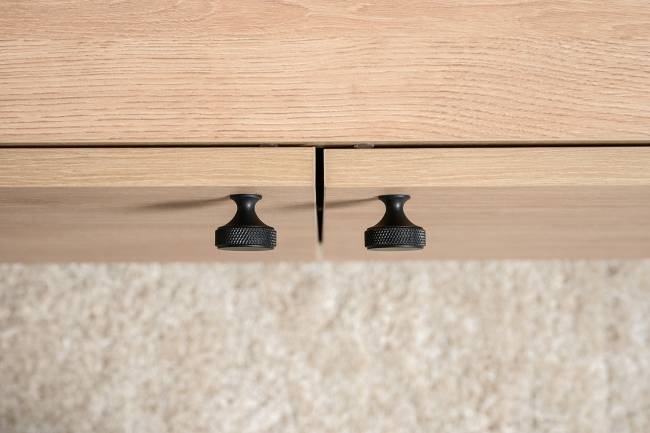 Комод-тумба Брюс 16.233 цвет чёрный/Battle rock Santiago