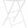 Стол пластиковый складной Helen Folding Table ⌀60 белый ⌀600х740 мм
