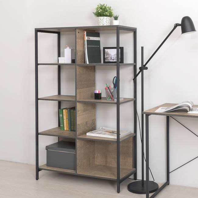 Стеллаж 13.151.02 с комодом с ящиками Трувор цвет дуб гранж песочный/интра