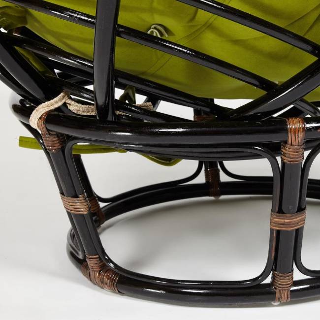 Кресло Папасан/Papasan (23/01 W) /с подушкой/ диаметр подушки 125см, 115х101х104см, античный черно-коричневый, флок олива, 23 Antique brown (античный черно-коричневый) Кресло Папасан/Papasan (23/01 W) /с подушкой/ диаметр подушки 125см, 115х101х104см, античный черно-коричневый, флок олива, 23 Antique brown (античный черно-коричневый)