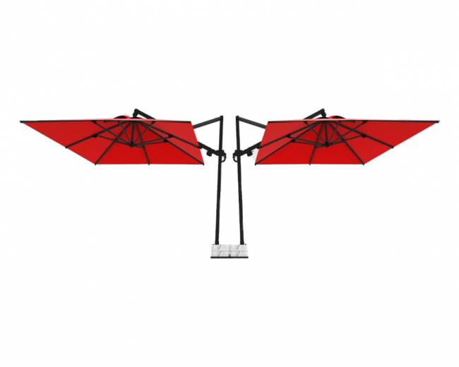 Зонт профессиональный двухкупольный 9.5х4 м Banana Plus Double 9500х4000 мм Зонт профессиональный двухкупольный 9.5х4 м Banana Plus Double 9500х4000 мм