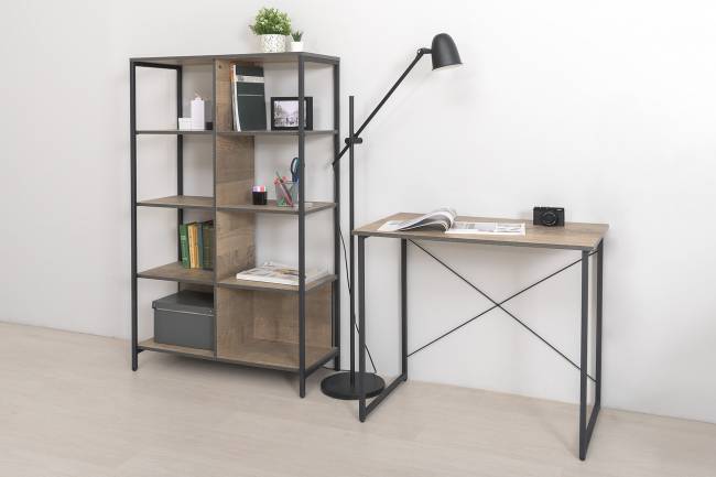 Стеллаж Трувор 13.151.02 цвет дуб гранж песочный/интра