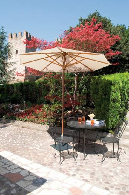 Зонт профессиональный Ø3 м Palladio Standard натуральный, слоновая кость Ø3000 мм