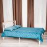 Кровать Iris (mod.9311) дерево гевея/металл, 160*200 см (Queen bed), Белый (White) Белый (White) дерево гевея/металл