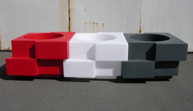 Кашпо пластиковое Cubic Yo Standard 720х720х460 мм Кашпо пластиковое Cubic Yo Standard 720х720х460 мм