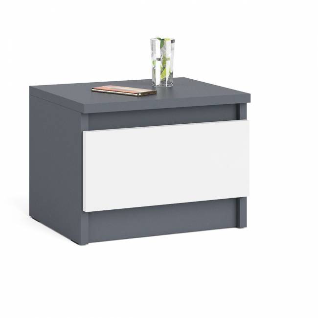 Тумба прикроватная Мори ТПМ400.1 цвет графит/белый Тумба прикроватная Мори ТПМ400.1 цвет графит/белый